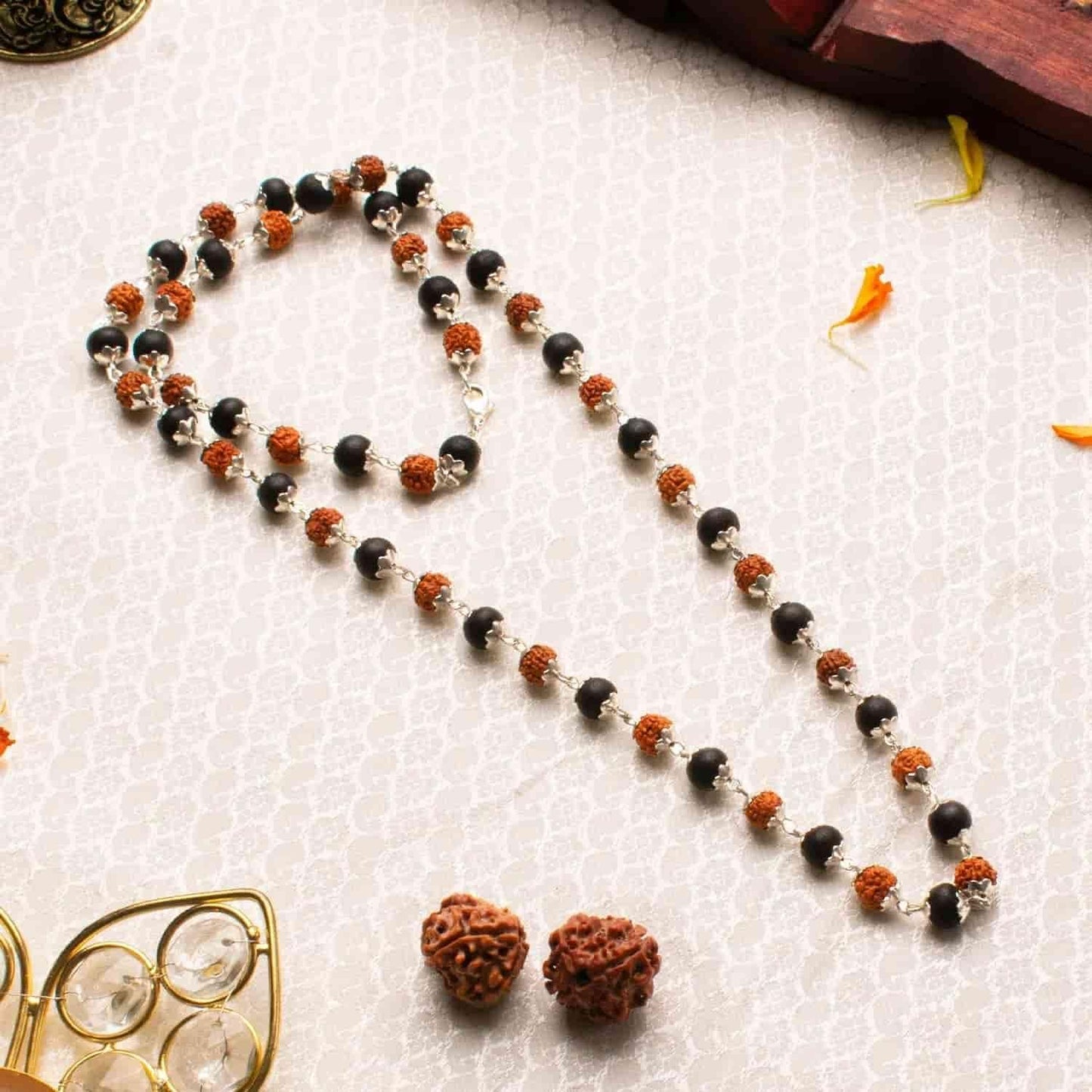 Divya Raksha Rudraksha and Karungali Mala