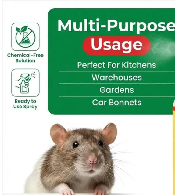 Fast-Acting Rat Repellent Spray 100 ml Pack of 1