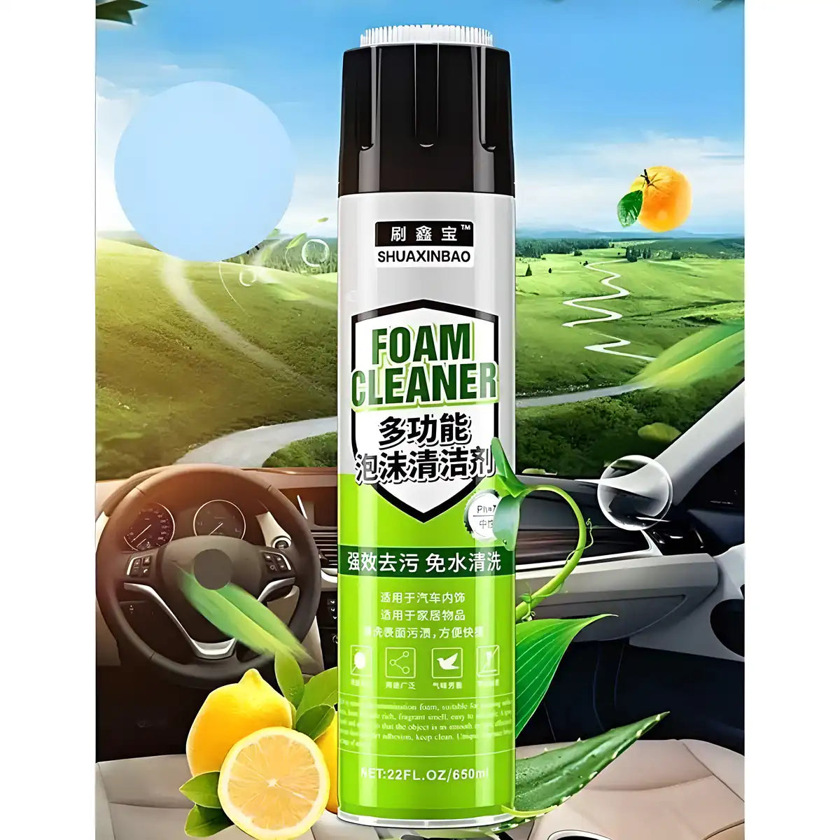 Foam Cleaner-Multi Purpose Car And Home Foam Cleaner(650 Ml)