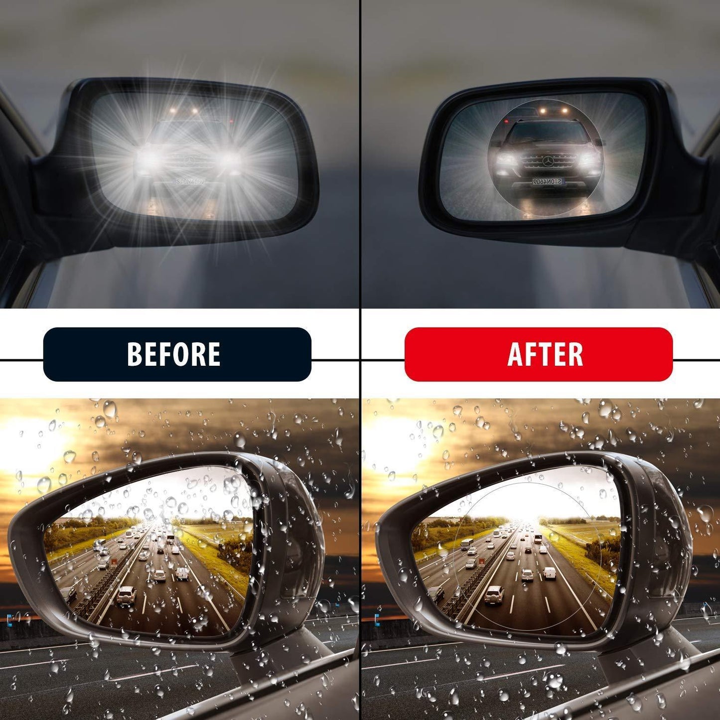 Membrane Waterproof Window Protective Car Side Mirror