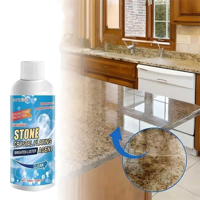 Stone Crystal Plating Agent Liquid For Marble, Granite & Stone (Pack Of 2)