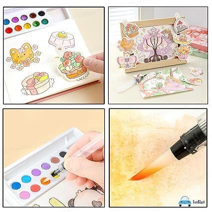 Watercolor Painting Book For Kids