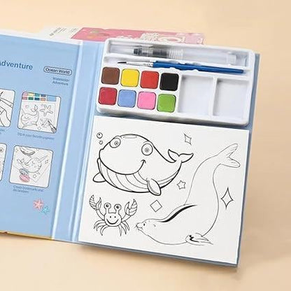 Watercolor Painting Book For Kids